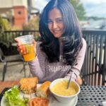 Disha Pandey Instagram – 🍲 🥪 .
.
.
.
.
.
 @panerabread Atlanta, Georgia