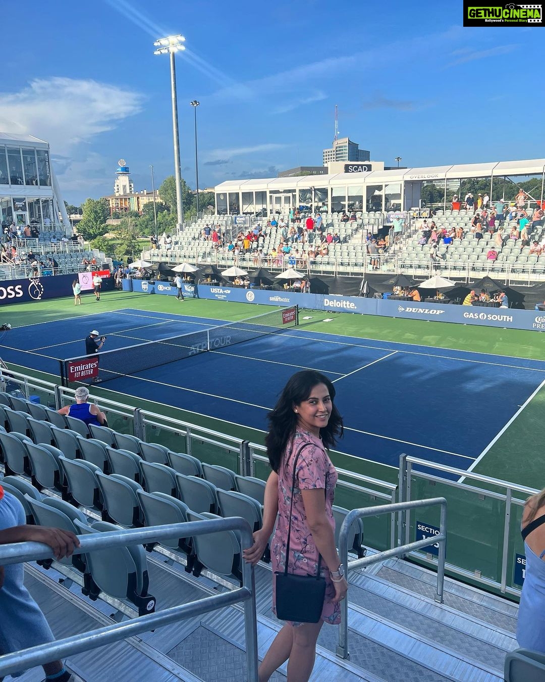 Disha Pandey Instagram - @atlantaopentennis 🎾 Atlanta Open