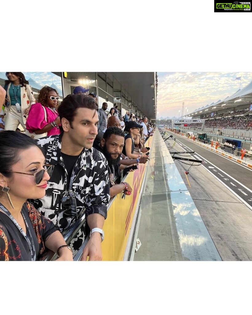 Divyanka Tripathi Instagram - Didn't know what adranaline I was missing out on until you got me introduced to F1 @VivekDahiya 😍 An evening well spent will be an understatement. F1 Yas Marina