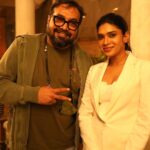 Dushara Vijayan Instagram - Few moments are priceless! And here’s mine! I can still feel the moment when my heart pounded with nervousness during the #NatchathiramNagargiradhu screening in Mumbai. To be sharing an ambiance with the country’s emblematic auteur like Anurag Kashyap sir was a surreal experience. I am one among the millions, who has relentlessly admired his works and felt deep connections to his films for years. Just imagine a wizard like him walking towards you, patting your shoulder like a hit, and saying, “Whoof! What a performer you are….I’m a fan 🤍 There began the Loop, where I keep revisiting these most golden minutes in my life, which will keep brewing as unforgettable memories forever. Thank you @anuragkashyap10 sir for your splendid appreciation, which will remain as an unfading star in a little universe of Rene.