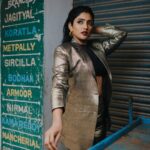 Eesha Rebba Instagram - Guess where I am…📍🤎 Concept & Photo by @kishorkrishnamoorthi Lit by @vjaimandla Assisted by @madhusudhanmekala @shotsbypraveen BTS Video by @gracian_05 Styling @anushapunjala Styling Asst @sindhura_reddy97 MUA - @boithoque Customised suit : @shrutiigclothing Jewellery @themehrancollection Heels @zara