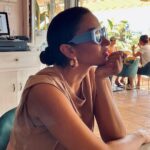 Elena Roxana Maria Fernandes Instagram - Weekday vibes! . . . . 📸 @eve.krc 🕶 @emmanuellekhanh @goodsagency 👂🏻💍 @kennethjaylane @acqua_creative #week #weekday #vibes #summervibes #summer #ibiza #leisure #travel #traveldiaries #shoot #goingibiza #glasses #hotness #slay #bodypositivity #natural #body #skin #pose #ootd #outfitoftheday Ibiza