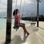 Elena Roxana Maria Fernandes Instagram - Do what makes you happy! ❤️ . . . 👚🩳: @marksandspencer @marksandspencerfashionpr @sheratonmaldives @marriottbonvoy @visitmaldives #swing #happiness #marriottbonvoy #travelmakesus #sheratonmaldives #summervibes #summer #resort #swinging #leisure #travel #traveldiaries #shoot #maldives #visitmaldives #hotbod #hotness #slay #sexy #bodypositivity #natural #body #island #ootd #outfitoftheday Sheraton Maldives Full Moon Resort & Spa