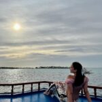 Elena Roxana Maria Fernandes Instagram - Every sunset brings the promise of a new dawn! @saiilagoonmaldives @crossroadsmaldives @thayyib #saiilagoonmaldives #curiocollection #crossroadsmaldives #visitmaldives #maldivestourism50 #maldives #maldivesisland #paradise #summervibes #summer #leisure #travel #traveldiaries #shoot #visitmaldives #sunset #dawn #view #deck #relax #ootd #outfitoftheday SAii Lagoon Maldives, Curio Collection by Hilton