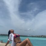 Elena Roxana Maria Fernandes Instagram – Forever making dreams a reality @saiilagoonmaldives @crossroadsmaldives @thayyib 
👙 @vilebrequin 

#saiilagoonmaldives #crossroadsmaldives #vilbrequin #islandlife #maldivestourism #maldivestourism50 #curiocollection #reels #reelitfeelit #luxurytravel SAii Lagoon Maldives, Curio Collection by Hilton