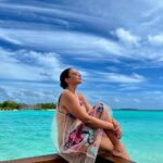 Elena Roxana Maria Fernandes Instagram - Sea la vie! . . . 👗 @kobihalperin 👙 @heidiklum 👓: @robertlaroche @goodsagency @sheratonmaldives @marriottbonvoy @visitmaldives #sealavie #cestlavie #sea #sun #sheratonmaldives #summervibes #summer #swim #swimsuit #leisure #travel #traveldiaries #shoot #maldives #visitmaldives #hotbod #hotness #slay #sexy #bodypositivity #natural #body #skin #island #heat #ootd #outfitoftheday Sheraton Maldives Full Moon Resort & Spa