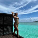 Elena Roxana Maria Fernandes Instagram - Just wanna have some sun! . . . 👙 @gossarduk @tracepublicity @sheratonmaldives #sun #sunshine #fun #sheratonmaldives #summervibes #summer #swim #swimsuit #leisure #travel #traveldiaries #shoot #maldives #visitmaldives #hotbod #hotness #slay #sexy #bodypositivity #natural #body #skin #island #heat #sea #ootd #outfitoftheday Sheraton Maldives Full Moon Resort & Spa