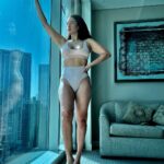 Elena Roxana Maria Fernandes Instagram - It’s all about the view. . . 👙 @lesgirlslesboys #allabouttheview #view #travel #traveldiaries #shoot #uae #visitdubai #hotbod #hotness #slay #sexy #bodypositivity #natural #body #skin #dubai #heat #pose #ootd #outfitoftheday