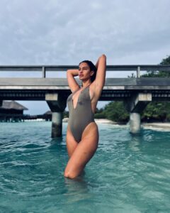 Elena Roxana Maria Fernandes Instagram - Always a poser! ❤️
.
.
.
👙 @aerin_swim 
@sheratonmaldives 

#always #poser #sun #sheratonmaldives #summervibes #summer #swim #swimsuit #leisure #travel #traveldiaries #shoot #maldives #visitmaldives #hotbod #hotness #slay #sexy #bodypositivity #natural #body #skin #island #heat #sea #ootd #outfitoftheday