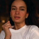 Elena Roxana Maria Fernandes Instagram - If only faces could talk! . . . Photographer: @lala_photuwale Earrings: @bespokebymb . . #sun #face #talk #sand #hot #outfit #shoot #shootdiaries #pose #beauty #beautiful #love #pretty #glam #glow #body #bodypositivity #hot #curves #hotbod #travel #traveldiaries #outfitoftheday #ootd