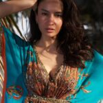 Elena Roxana Maria Fernandes Instagram - Rise and slay! . . . Photographer: @amynhoodaphotography Dress: @priakataariapuri Earrings: @bespokebymb . . #rise #slay #dress #outfit #face #pose #shoot #shootdiaries #shine #beauty #beautiful #love #pretty #hair #glam #glow #body #bodypositivity #looks #hotbod #travel #traveldiaries #outfit #ootd