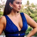 Elena Roxana Maria Fernandes Instagram - There is a shade of blue for every woman! 💙 . . . Photographer: @umeshjivnani Jewellery: @umeshjivnani . . #shade #blue #woman #ootd #shoot #shootdiaries #pose #beauty #beautiful #love #pretty #glam #glow #sexy #body #bodypositivity #hot #curves #hotbod #travel #traveldiaries #outfit