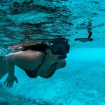 Elena Roxana Maria Fernandes Instagram - Into the deep blue sea! Location: @vashafarudive.maldives @tinyislandmv 📸 @ajufaan_photography #deep #blue #intothedeep #underwater #maldives #sea #ocean #swim #snorkel #turtle #fishes #deepsea #travel #traveldiaries #shoot #natural #fun #carefree #ootd #outfitoftheday Vashafaru