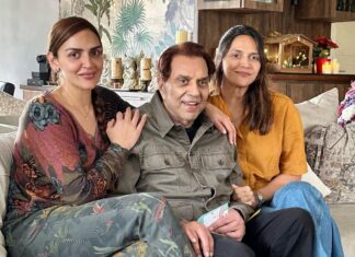 Esha Deol Instagram - Happy birthday papa ♥️😘🧿🤗♥️ I pray for you to always be healthy & happy. Because of you we are….. you are our pillar of strength. Always the strongest . We simply just love & adore you. Love u ♥️🙏🏼 #family #HappyBirthday #ApkaDharam #Famjan #grateful #familytime #mydadmyhero #Eshadeol #happybirthday #gratitude 🧿♥️