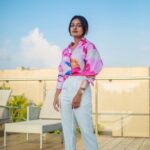 Esther Anil Instagram - 🌞🌬️🍃 Wearing @mirach_official