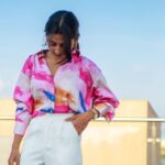 Esther Anil Instagram - 🌞🌬️🍃 Wearing @mirach_official