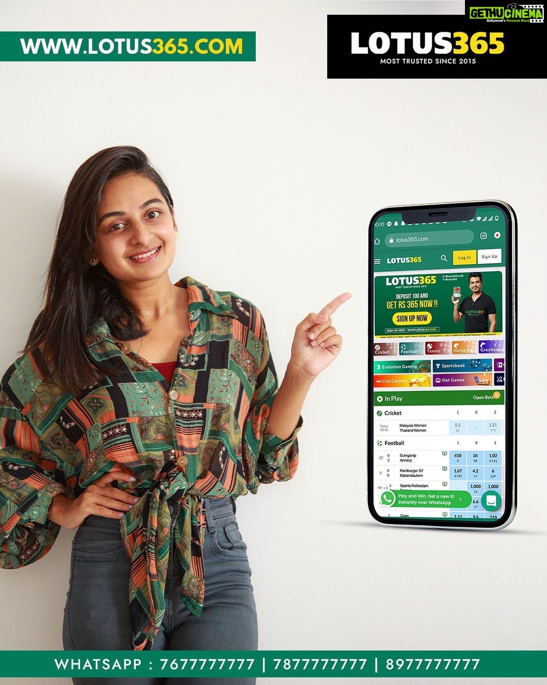 Esther Anil Instagram - @Lotus365world Www.lotus365.com Cricket fan since forever? It's time to be on the front foot and WIN Big 365 days! Whatsapp - +917677777777, +917877777777, +918977777777 Registering now gets you a bonus of Rs 365 along with a 5 THOUSAND bonus on your 1st Deposit. Download now on LOTUS 365- India's 1st Licensed Auto Deposit & Withdrawal Gaming Company. Bet now and cash in your profits instantly. With Over 300+ Sports Like Cricket, Football Tennis, Teenpatti, Roulette, Andarbahar, Dragon Tiger, Lucky7, 32 Cards, Baccarat 300+ More Casino Game 💰INSTANT ID creation In 1 Minute 💰Free instant withdrawals 24*7 💰Premium and prompt customer support 24*7 💰No Tax On Winning 💰Over 1 Crore + Users 💰 Login Now To Www.lotus365.com #Cricket #Ipl #WorldCup #Bigbash #CPL #Natwest #Asiacup #Psl