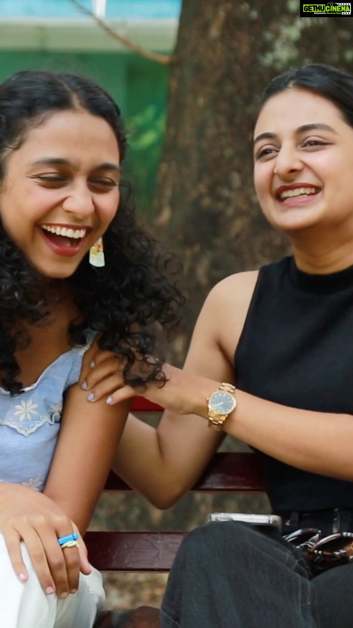 Esther Anil Instagram - Made a super cute video with @noila_francy Watch us being us! Link in my bio ❤️