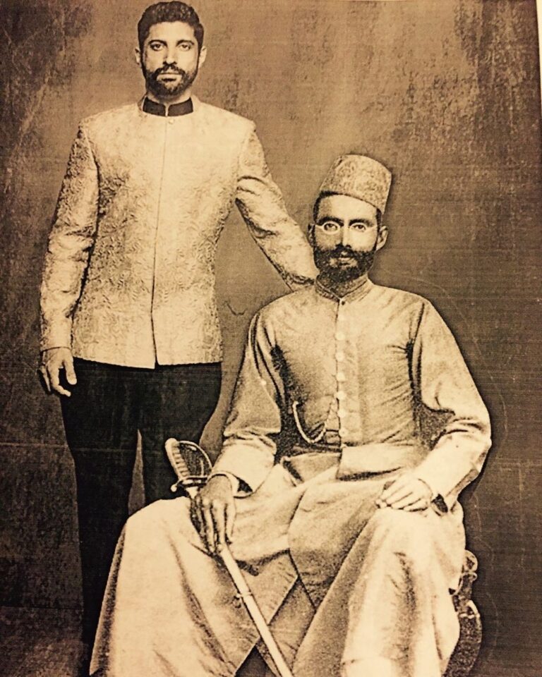 Farhan Akhtar Instagram - My family thinks I look like my great-grandfather, Muztar Khairabadi.. what do you think?