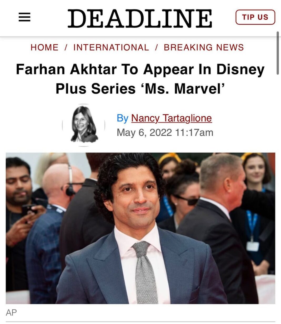 Farhan Akhtar Instagram - Grateful that the universe gifts these opportunities to grow, learn and in this case have a ton of fun while doing it. #msmarvel on @disneyplushotstar @marvel @purvilavingia ❤️