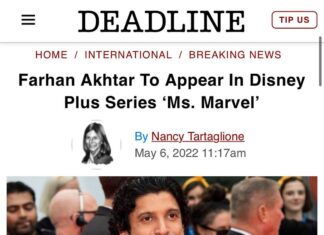 Farhan Akhtar Instagram - Grateful that the universe gifts these opportunities to grow, learn and in this case have a ton of fun while doing it. #msmarvel on @disneyplushotstar @marvel @purvilavingia ❤️