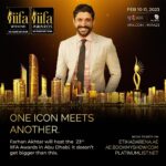 Farhan Akhtar Instagram - Get ready to rock on the stage of #IIFA2023 with me as your host! Book your tickets now! #YasIsland #InAbuDhabi #EaseMyTrip @yasisland @visitabudhabi @dctabudhabi @easemytrip @iifa