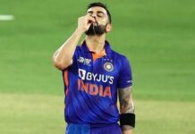 Farhan Akhtar Instagram - What. A. Boss. @virat.kohli you absolute beauty .. 🔥🔥🔥 #India #t20 #worldcup #masterclass #batting #nevergiveup