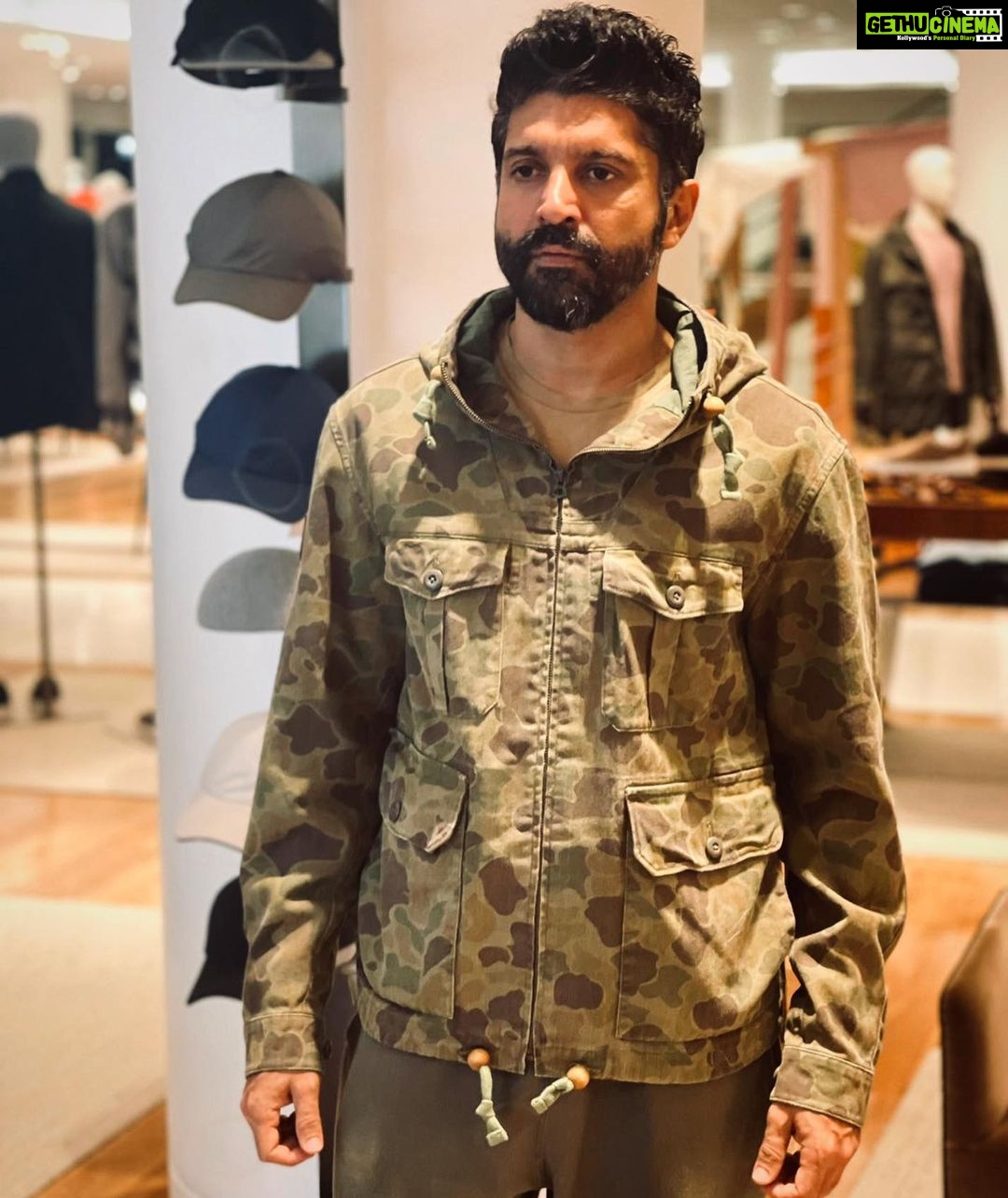 Farhan Akhtar Instagram - Camo me softly. What say? #FarOutdoors