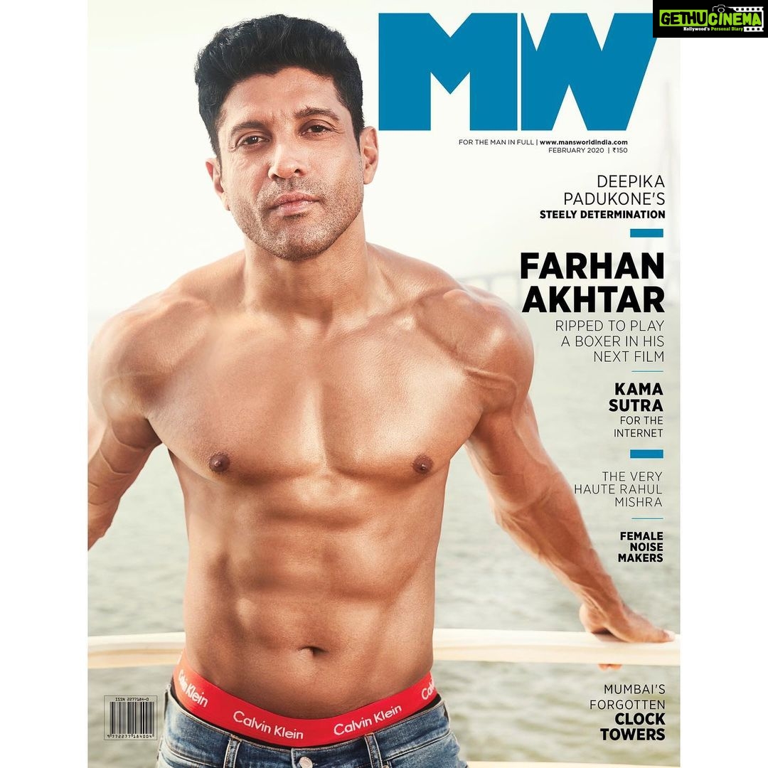Farhan Akhtar Instagram - Cover/Uncover. For Mans World. 👊🏼 — Big hug to the super squad .. ❤️ Image @abheetgidwani Art direction @tanvi_joel Fashion Editor @neelangana Make up @swapnil_pathare Hair @humera_shaikh19 for @bbluntindia @calvinklein @mansworldindia #february