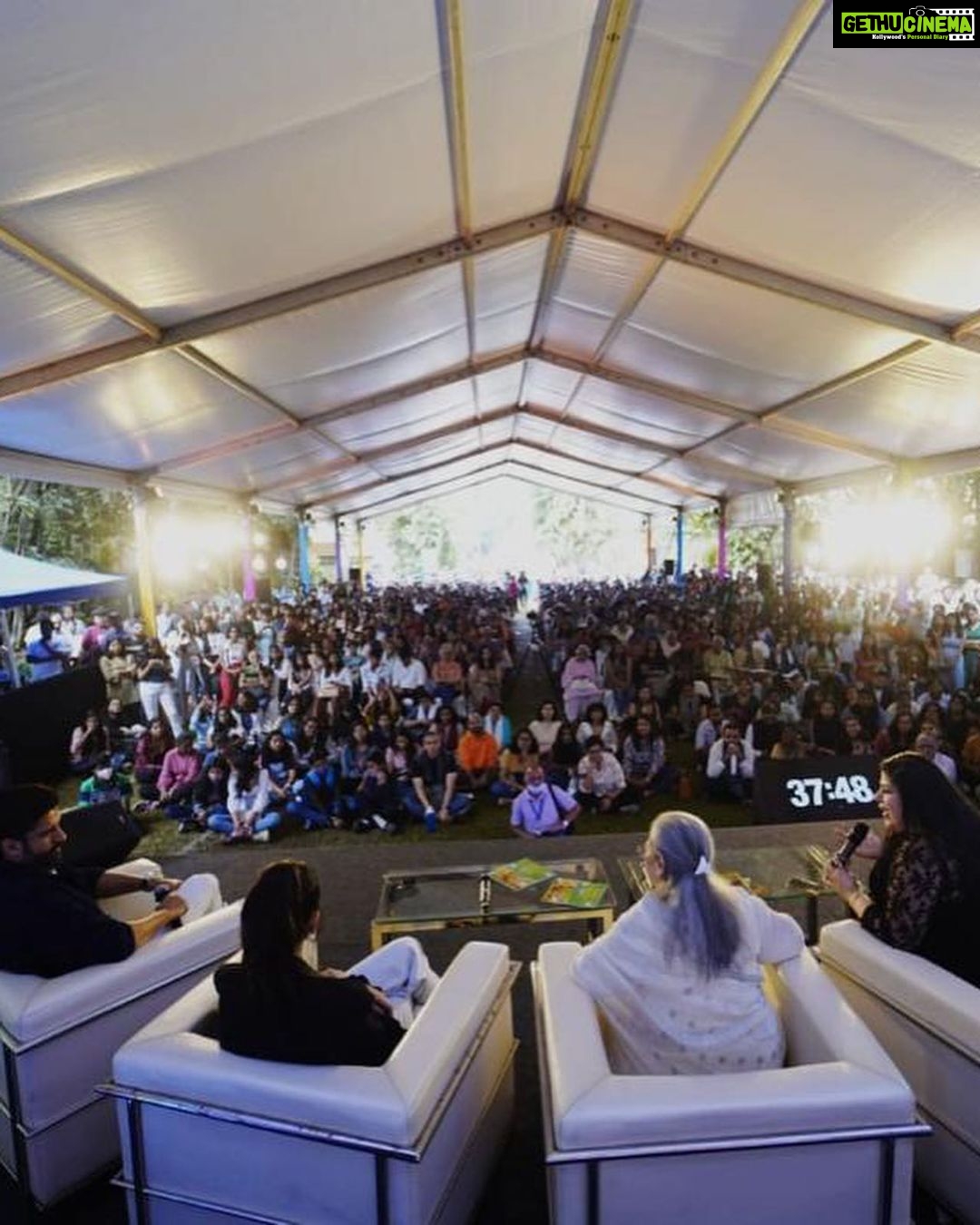 Farhan Akhtar Instagram - So proud of you mom. These children’s stories are sure to bring joy and inspire a love and curiosity of nature in all who read them. May these be the first in long line of books to follow. ♥️♥️ @irani.honey Thank you @ombooksinternationalofficial for your support and to #blitfestival for hosting us. Happy reading everyone. 😊