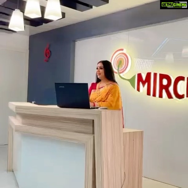 Fathima Babu Instagram - Mirchi and me - stay tuned for more matters #radiomirchi