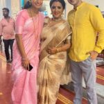 Fathima Babu Instagram - #sippikkulmuththu #vijaytvserial. With my darlings Jay and Lavanya
