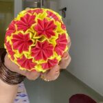 Fathima Babu Instagram - Origami flower ball - paper art