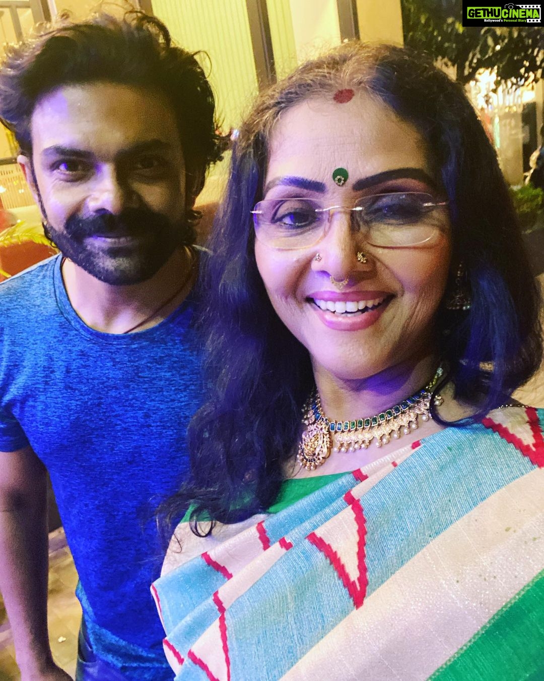 Fathima Babu Instagram - With the talented மார்க்கண்டேயன் Raghav