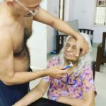 Fathima Babu Instagram – இங்கிவனை யான் பெறவே என்ன தவம் செய்து விட்டேன் ….. என் அம்மாவைப் பல் மருத்துவரிடம் கூட்டிச் செல்லப் போகும் முன் அவரைத் தயார் படுத்தும் என் தம்பி