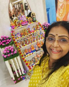 Fathima Babu Instagram - கொலு #tanishq