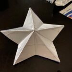 Fathima Babu Instagram - 500 ml tetra pack milk carton cut open and made into a star inside out 😊