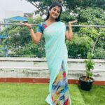 Gabriella Charlton Instagram - Who is excited for this week’s episodes? 🤩 Saree and blouse by @sdduniqueboutique_97 🫶 #eeramanarojave2