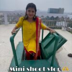 Gabriella Charlton Instagram - Mini shoot vlog 🫶 My first time at lighthouse and we went up to the roof to shoot for Eeramanarojave2! Enjoyed Chennai’s view from there 😍