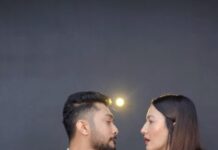 Gauahar Khan Instagram - Loved doing this with @atrangz vibe ! #jihuzoor @zaid_darbar ♥️ #shamshera #JiHuzoor #shamshera22ndJuly #shamsherasong #trending @shailesh_atz @surajyadav_suru @aman_atz Atrangz House