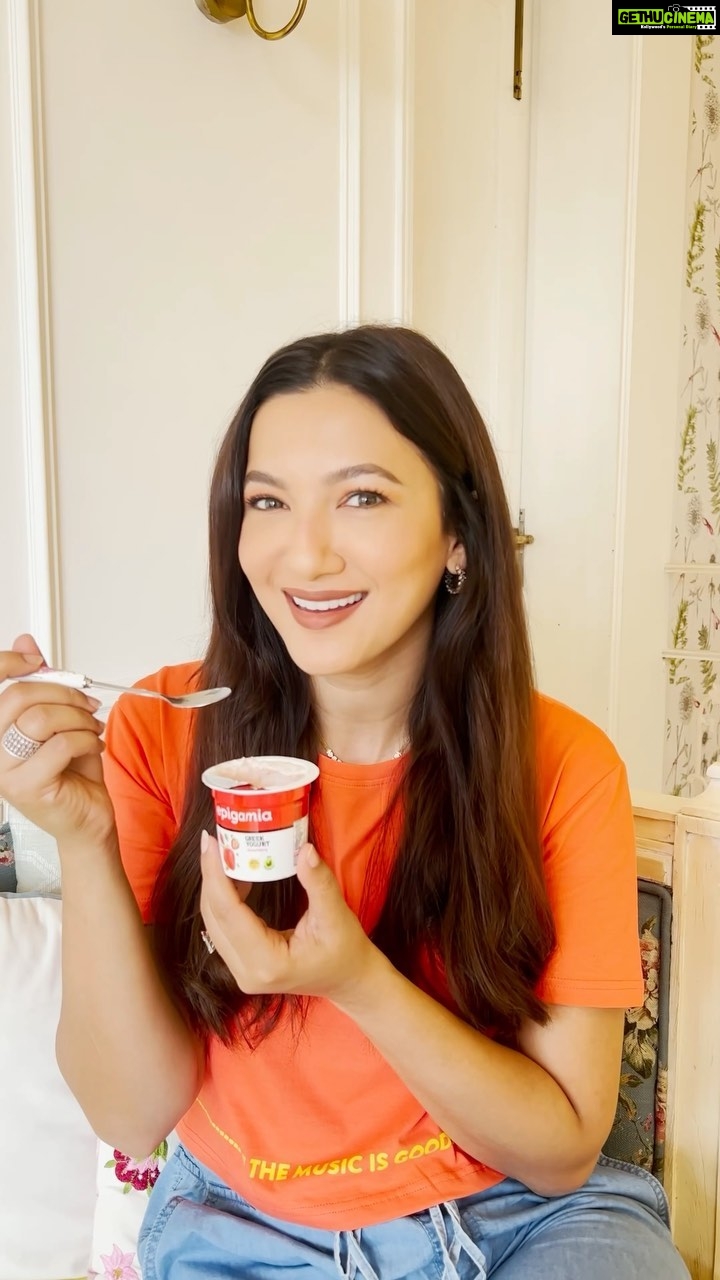 Gauahar Khan Instagram - My health checklist is sorted! What about you'll ? My #supersnack @epigamia.official ticks all the boxes ✅ #epigamia #epigamiayogurt #epigamiagreekyogurt #highprotein #zeropreservatives #healthysnack #nopreservatives #conscioussnack #ad Mumbai, Maharashtra