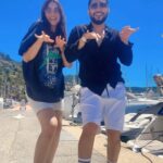 Gauahar Khan Instagram - Snorkel time ! 🤿 @zaid_darbar ♥️ #france🇫🇷 #cannes #mandelieu #musafir #husbandandwife #gomigomi