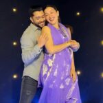 Gauahar Khan Instagram - Had so much fun performing this with @zaid_darbar ❤️ @anushkasen0408 @shekharravjiani @officialrishidev @vyrloriginals #IsThisThatFeeling #reels #dancevideo my outfit : @bunaai Atrangz House
