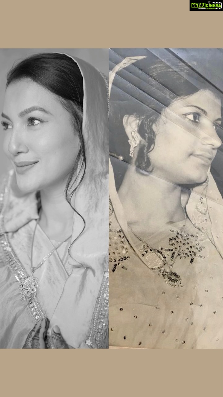 Gauahar Khan Instagram - Mother's Day is just around the corner. On that occasion, as I was cleaning my room, I stumbled upon a picture of my mother from her younger days. God! How beautiful she looked with her subtle makeup and traditional attire. She was #MyFirstMUA who taught me to put my Kajal. So, I thought why not surprise her and recreate the look on myself? I used all my @LoveColorbar products and you could do it too! Just follow @LoveColorbar and recreate this reel with your own mom inspired looks just like I did! #MyFirstMUA, #LoveColorbar, #CBCelebratesMoms #love #instagood #reels #reelittofeelit #reelskarofeelkaro #trending #mothersday #ad Mumbai, Maharashtra