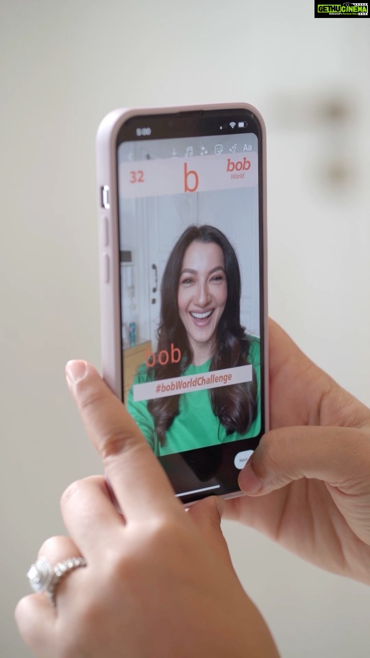 Gauahar Khan Instagram - Trying the #bobWorldChallenge was quite fun, I am nominating my sister @nigaarzkhan and @shaju7 to take it too. bob World is a super secure mobile banking app by @officialbankofbaroda and is there to make everything related to banking easier. #Ad Mumbai, Maharashtra