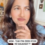 Gauahar Khan Instagram - She’s gonna kill me today . Hahahah actually I have all of my good in me because of my mom , @raziakhan1503 you’re amazing! ❤️🌺💯 What is the quality u have because of ur mom ?? #comment #trend #reels #funny #wajahtumho