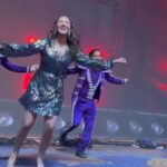Gauahar Khan Instagram - My biggest high , to perform LIVE on stage ! 🙋🏻‍♀️❤️💃🏻 #dance #trend #reel #Delhi #ghungroo
