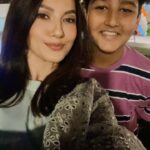 Gauahar Khan Instagram - Mera baccha Saad ! Happy birthday my sweet gentle soul ! Ure growing up to be such a loving , understanding boy ! I love you and am proud of you . May Allah bless u in ways that keep you happy , grateful and loved ! Ameen . Ma sha Allah. My familia ❤️ Alhamdulillah. @saadjeelani_ 🍰❤️