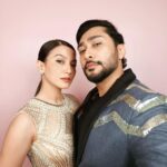 Gauahar Khan Instagram - Sohneya 😍 @zaid_darbar 😘 Styling : @devs213 Me : @dilnazkarbhary Husband : @gauravkattaofficial Mumbai, Maharashtra