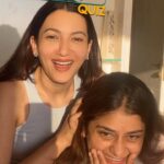 Gauahar Khan Instagram - #hardestcapitalcityquiz why is zaid flexing after I have given all the answers ? Hahahah 😜 @anamdarbar97 thanks for the moral support! 😘🤗😬 masti with the Fam ❤️ #trendingreels #filter #family #fun
